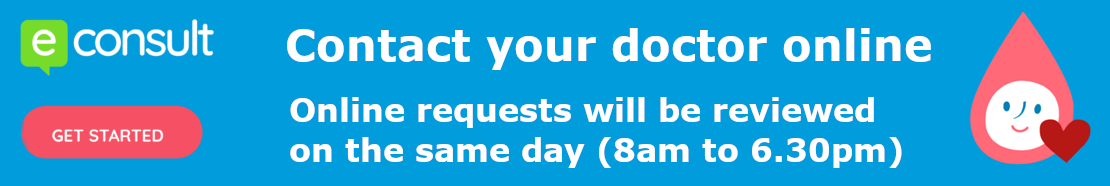 Contact your doctor online. Online requests will be reviewed on the same day (8 am to 6.30 pm)